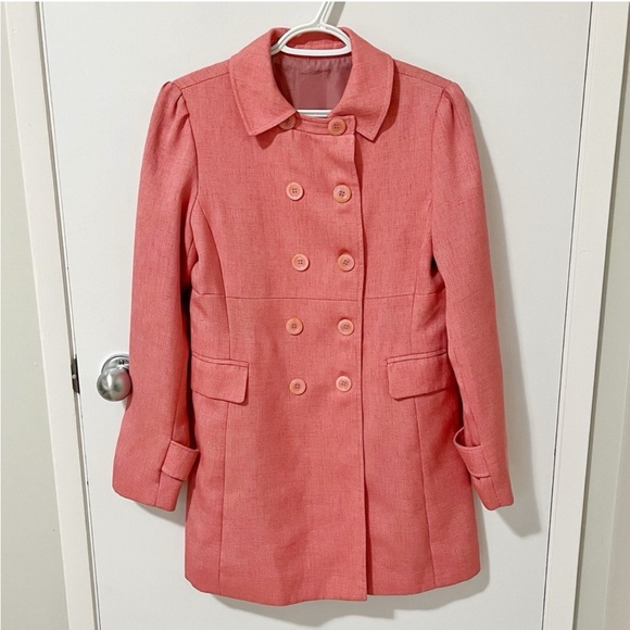 Vintage Lightweight Peacoat Pink size Small - Picture 1 of 8